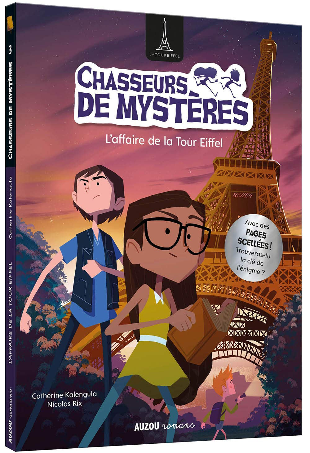 Chasseurs de mystères T.3 - L'affaire de la tour Eiffel Livres Auzou - OLF