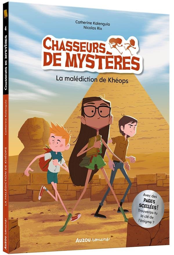 Chasseurs de mystères T.4 - La malédiction de Khéops Livres Auzou - OLF