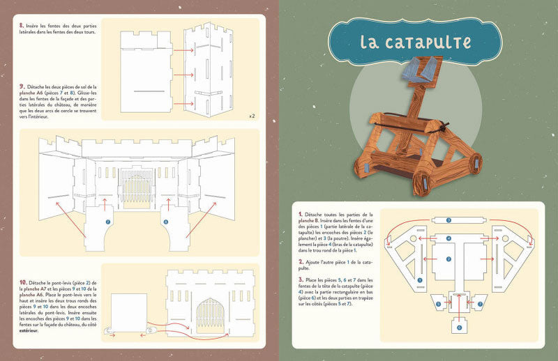 Maquette: mon fantastique château fort à construire Jeux & loisirs créatifs OLF