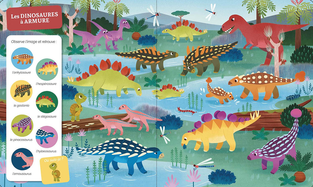 Cherche et trouve des tout-petits - Les dinosaures Livres La family shop