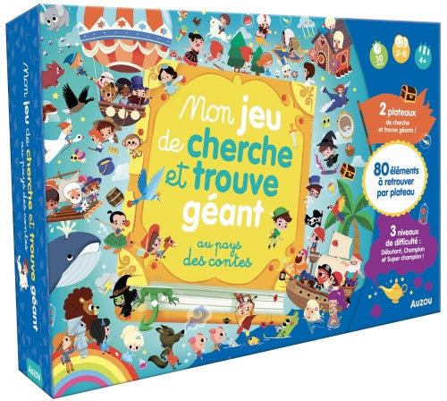Mon jeu de Cherche et Trouve géant : au pays des contes Jeux & loisirs créatifs La family shop