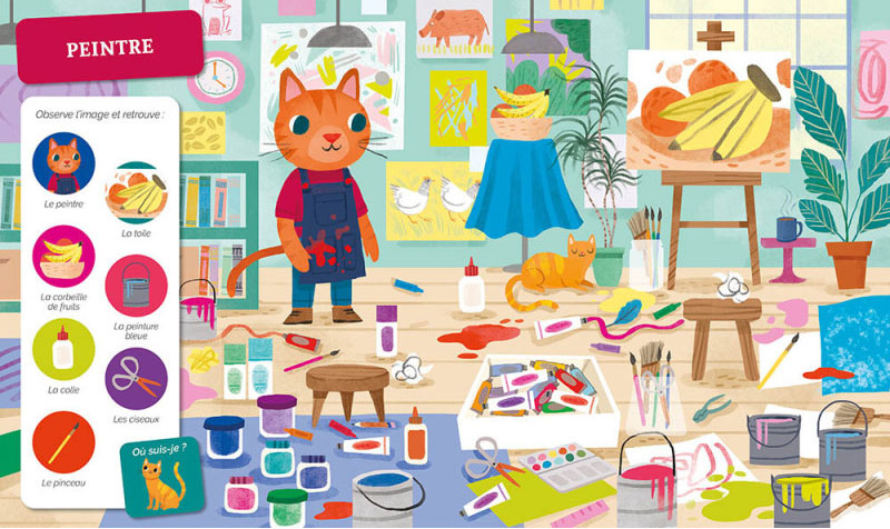 Cherche et Trouve des tout-petits - Les métiers - Dès 3 ans Cahiers de jeux La family shop