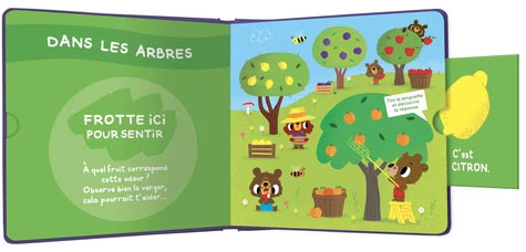 Mon Cherche et trouve des odeurs - Les fruits Livres La family shop