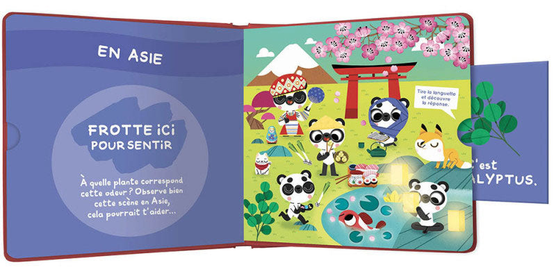 Mon Cherche et trouve des odeurs - autour du monde Livres La family shop