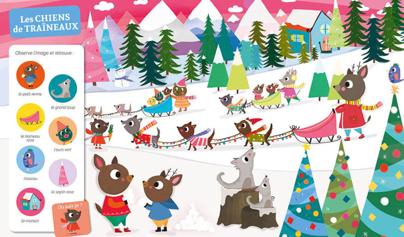 Cherche et Trouve des tout-petits - Dans le froid - Dès 3 ans Livres OLF