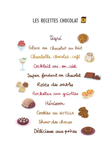 Le chocolat et les desserts - 22 recettes d'enfants Livres Dilisco