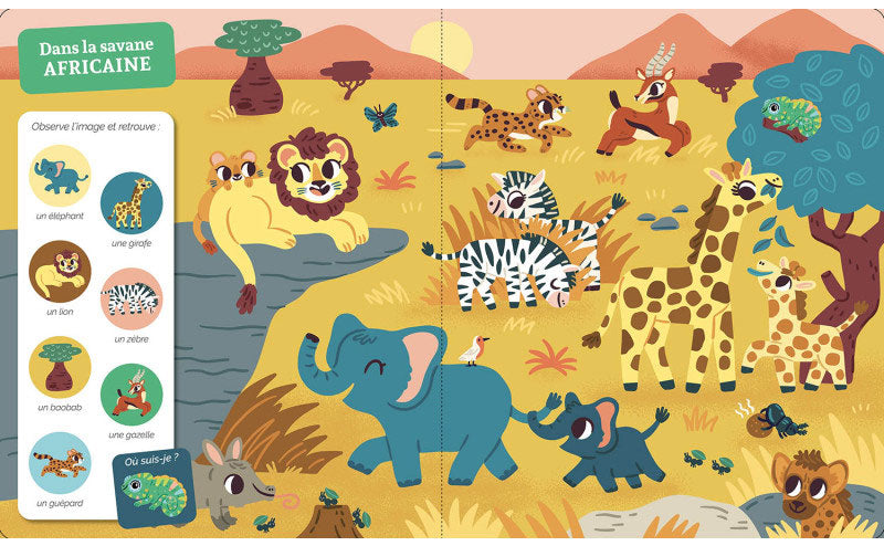 Cherche et trouve des tout-petits - La jungle et la savane Livres olf
