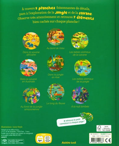 Cherche et trouve des tout-petits - La jungle et la savane Livres olf