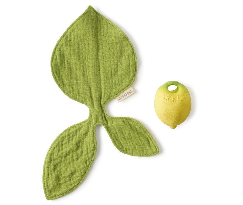 Mini doudou citron pour bébé: faire ses dents, mâchouiller Jeux & loisirs créatifs La family shop