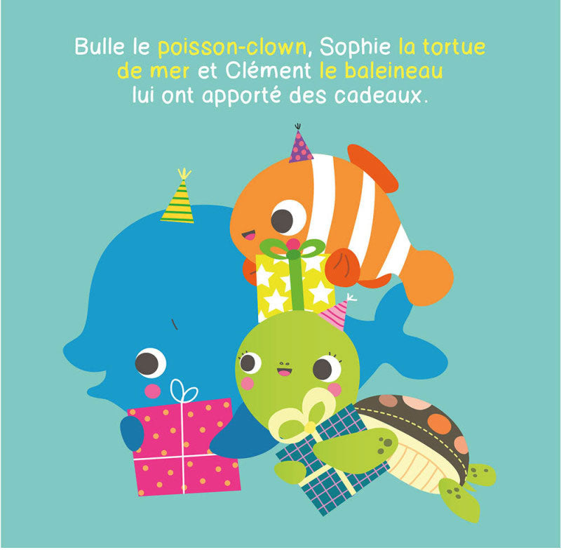 Livre de bain: Claire fête son anniversaire sous la mer Jeux & loisirs créatifs La family shop