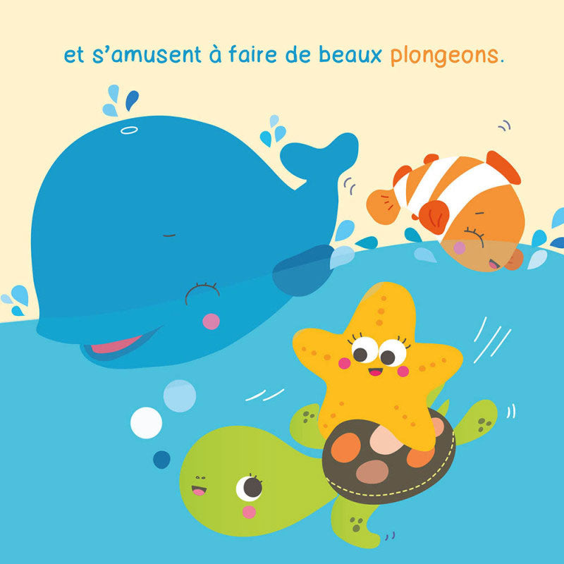 Livre de bain: Claire fête son anniversaire sous la mer Jeux & loisirs créatifs La family shop