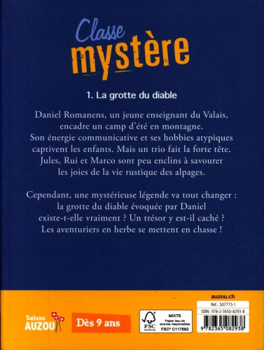 Classe Mystère T1 - La grotte du diable Livres OLF
