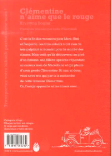 Clémentine n'aime que le rouge Livres La family shop