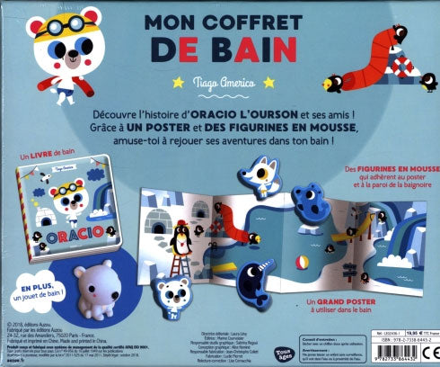 Livre de bain: mon coffret de bain pour tout-petit Jeux & loisirs créatifs La family shop