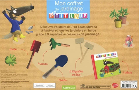 Coffret: Mon coffret de jardinage avec P'tit Loup Jeux & loisirs créatifs La family shop