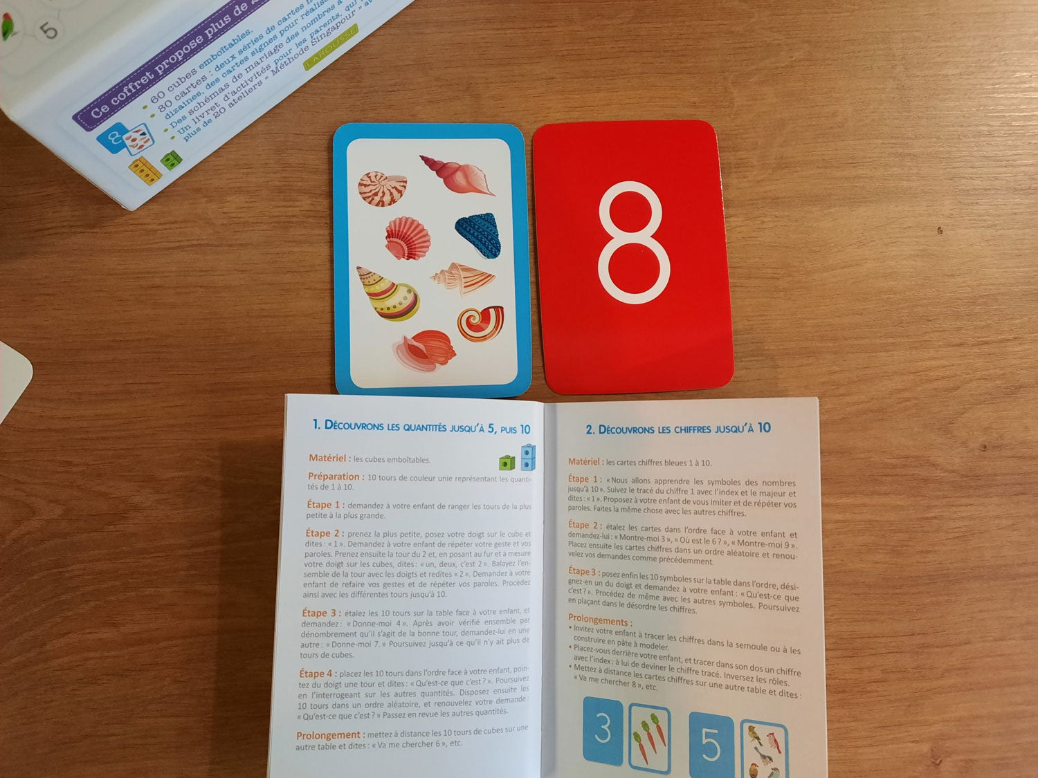 Mon grand coffret pour apprendre les maths avec Montessori et Singapour Montessori & Steiner OLF - Larousse - +1.-