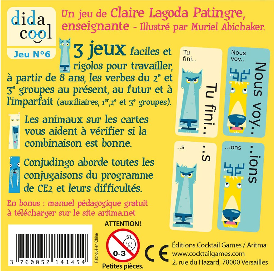 Conjudingo : 5-6ème harmos Jeux & loisirs créatifs La family shop