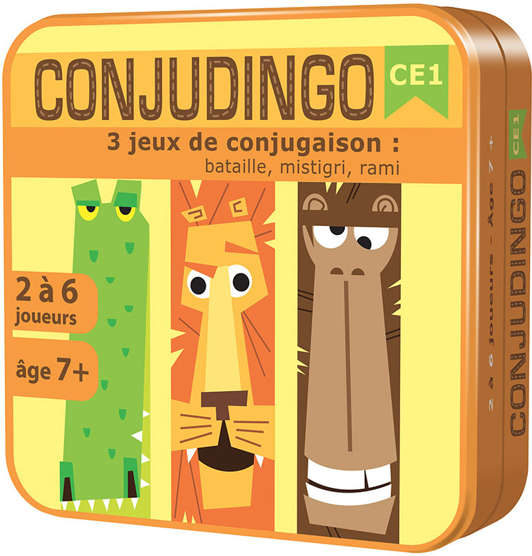 Conjudingo : 3 et 4 P - joue et apprend les conjugaisons Jeux & loisirs créatifs La family shop