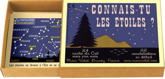 Connais-tu les étoiles? Cartes éducatives Jeux & loisirs créatifs La family shop