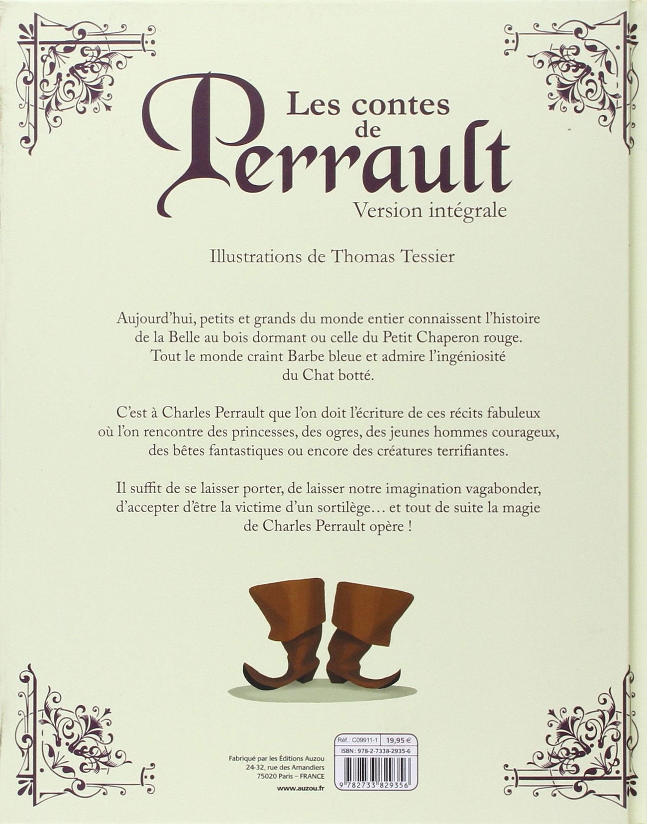 Contes de Perrault, version intégrale Livres La family shop