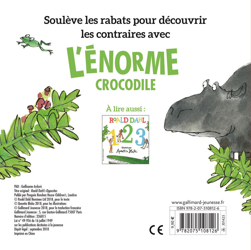 Les contraires - Roald Dahl - De 1 à 3 ans Livres OLF