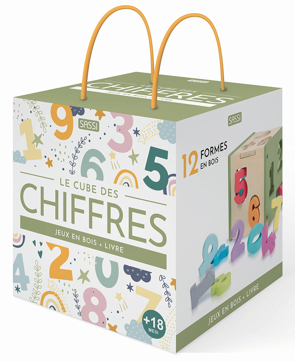 Le cube des chiffres - Coffret de jeu en bois dès 18 mois Jeux & loisirs créatifs La family shop