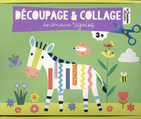 Coffret de découpage et collage: les animaux rigolos Jeux & loisirs créatifs La family shop