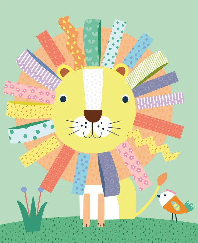 Coffret de découpage et collage: les animaux rigolos Jeux & loisirs créatifs La family shop