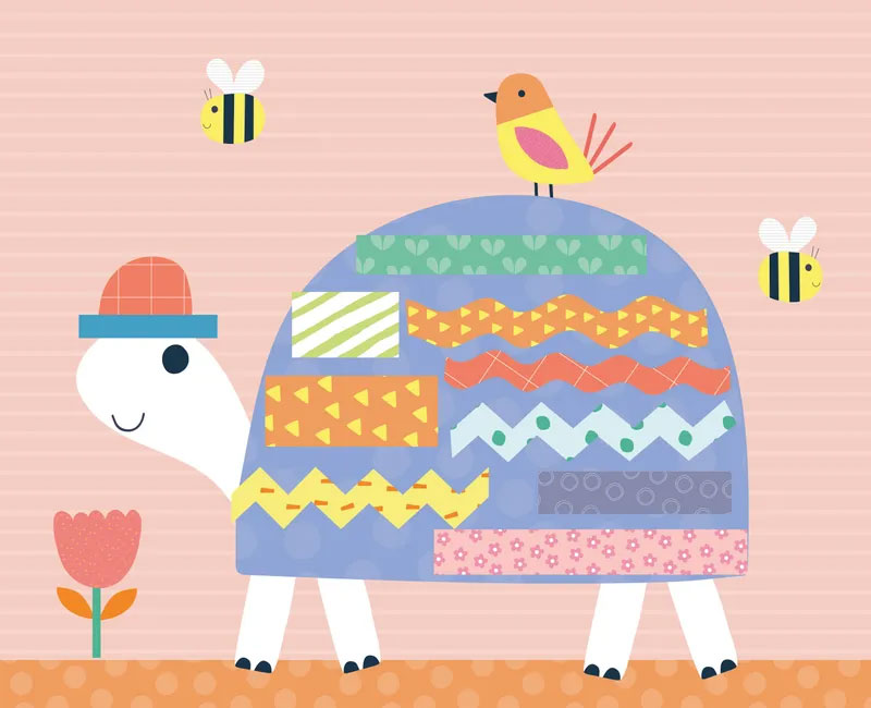 Coffret de découpage et collage: les animaux rigolos Jeux & loisirs créatifs La family shop