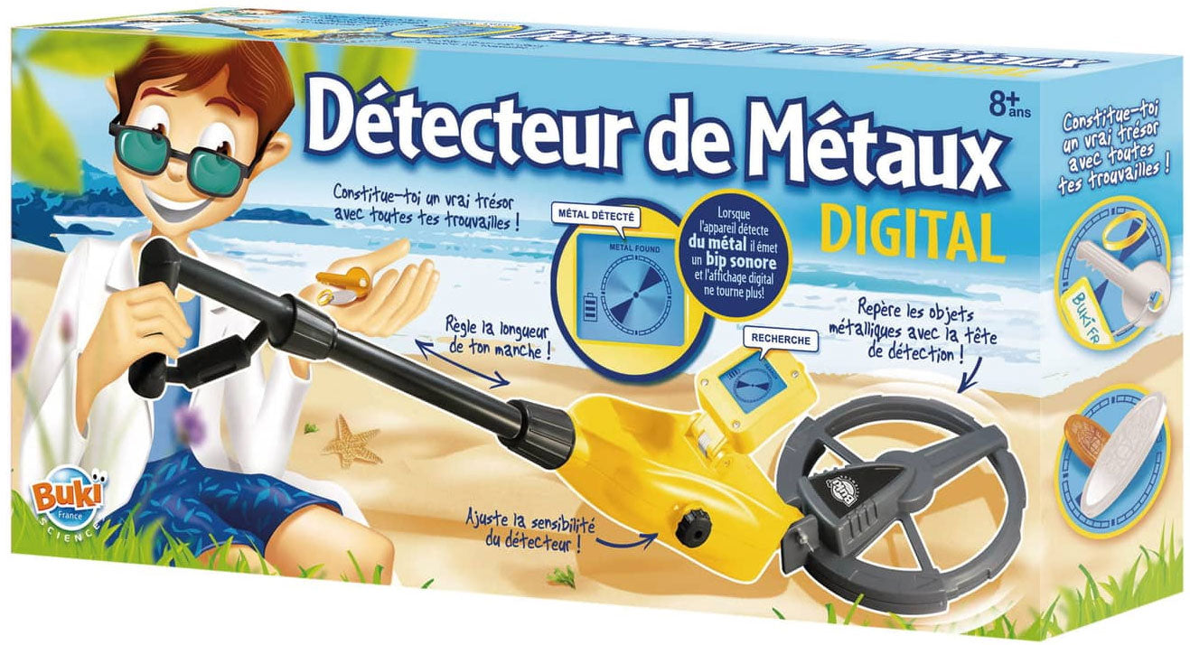 Détecteur de Métaux - Pour petits chercheurs de trésors - Dès 8 ans Jeux & loisirs créatifs Swissgames