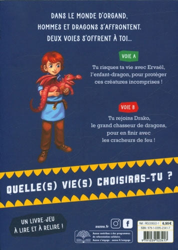 Deviens le héros: L'enfant-dragon - ALLIÉ OU ENNEMI - Dès 7 ans Livres Auzou - OLF
