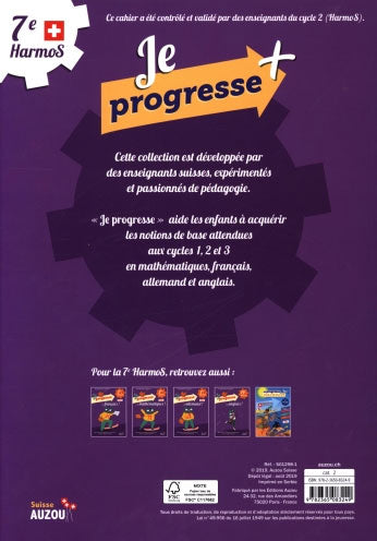 7ème HarmoS - Dictées - orthographe et conjugaison Appuis scolaires La family shop