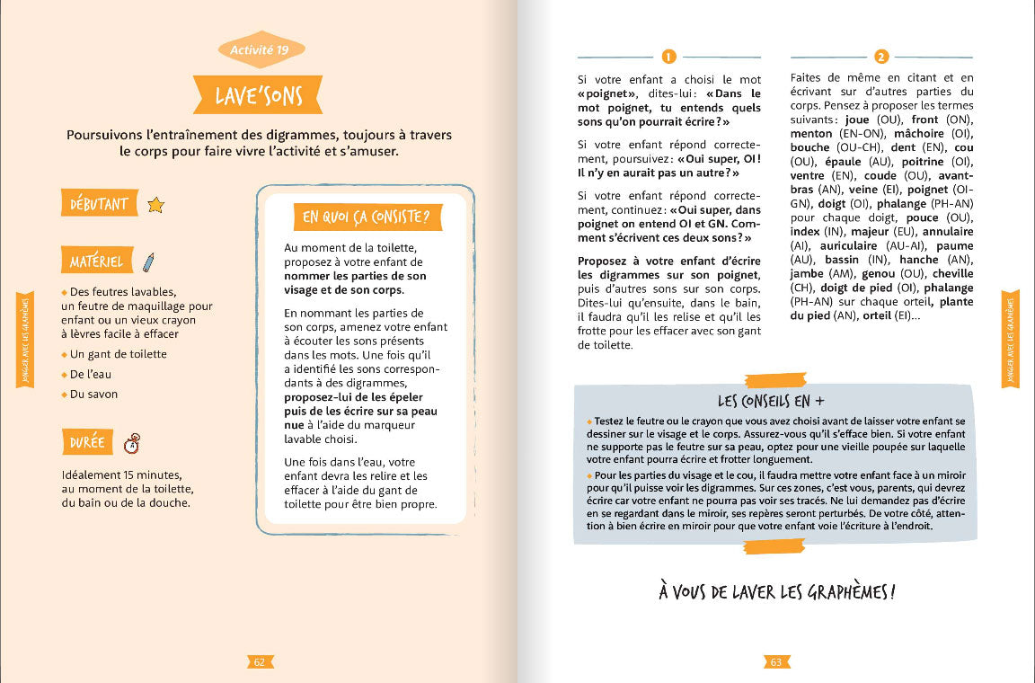 J'aide mon enfant en difficulté de lecture - 1-6 ème harmos Dyslexie et concentration OLF
