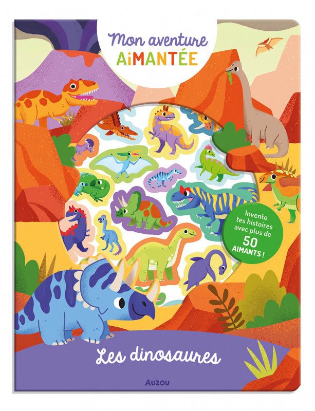 Les dinosaures : mon aventure aimantée Cahiers de jeux La family shop