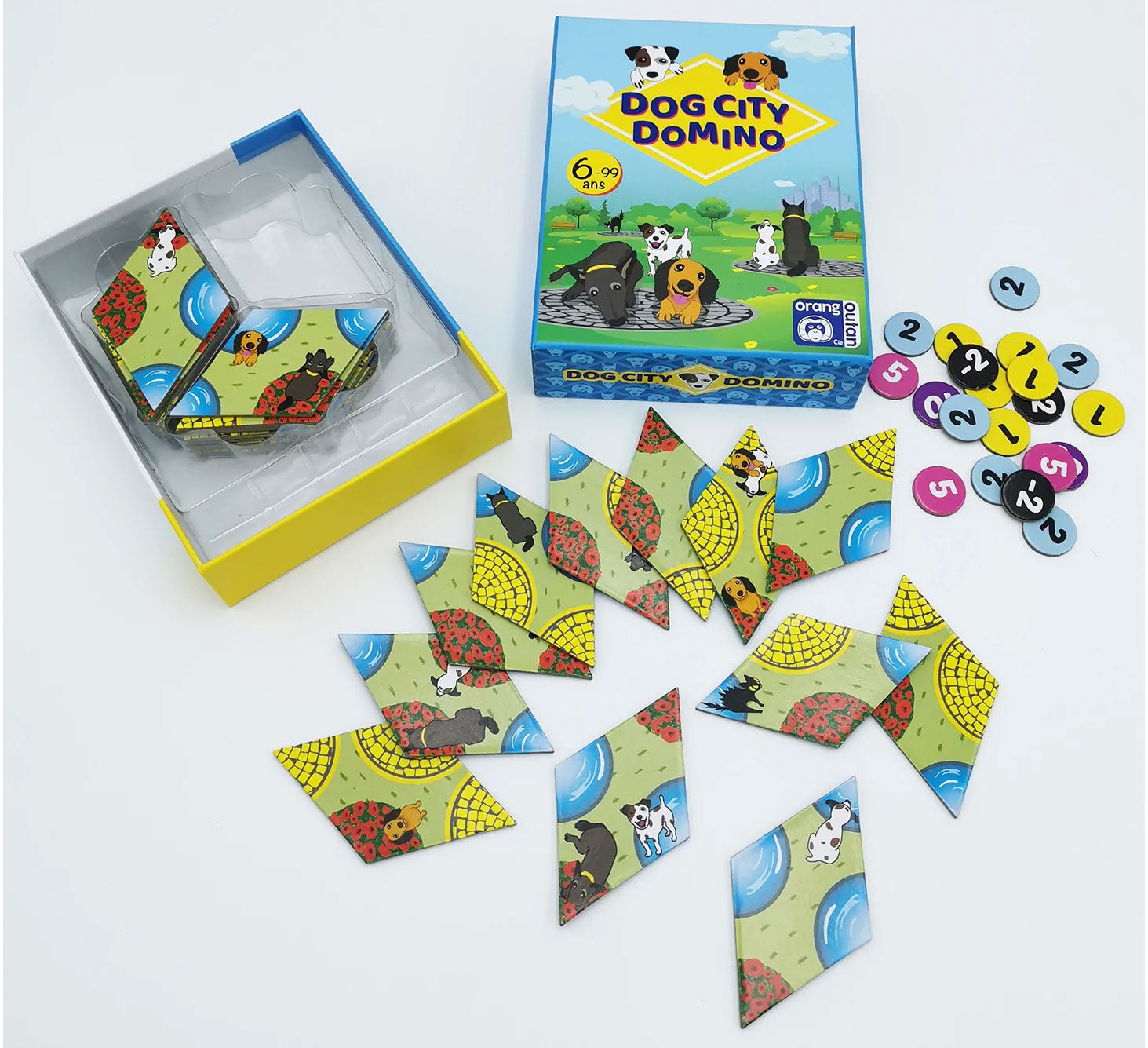 Cartes et stratégie: dog city domino - 6 ans Jeux & loisirs créatifs La family shop