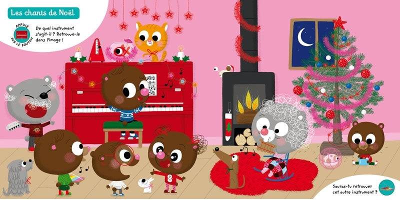 Ecoute et cherche les instruments de musique Livres La family shop