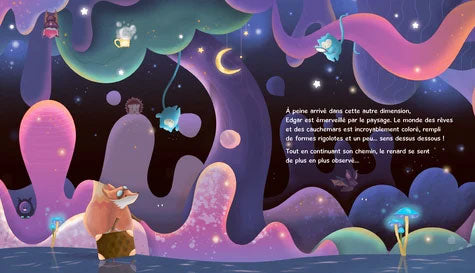 Edgard le renard : livre enfant sur les cauchemars et mauvais rêves Livres La Family Shop