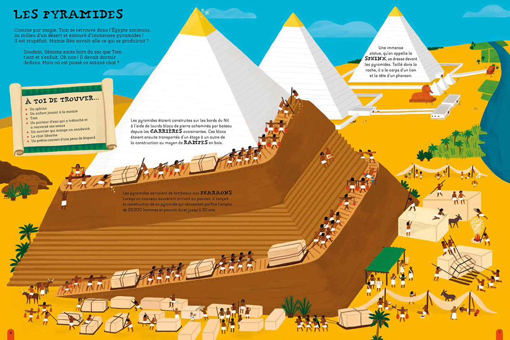 Cherche Tom dans les couloirs du temps - Egypte ancienne Livres La family shop