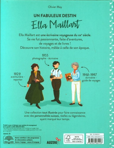 Ella Maillart: un fabuleux destin - Dès 8 ans Livres La Family Shop