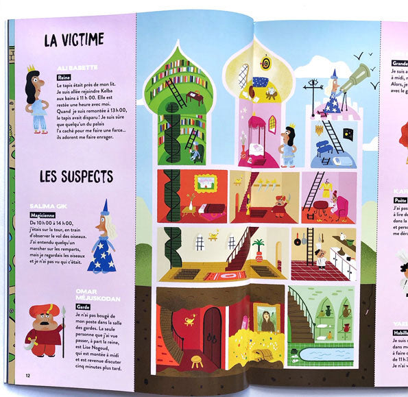 Livre jeux : Enigmes à tous les étages - T7, enquêtes sans queue ni tête - Dès 8 ans Cahiers de jeux La family shop