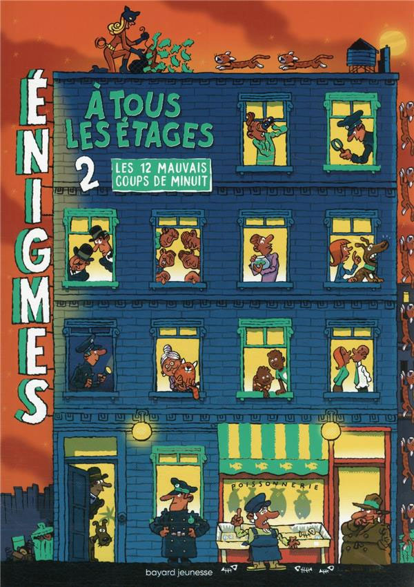 Livre jeux : Enigmes à tous les étages - T2, Les douze mauvais coups de minuit - Dès 8 ans Cahiers de jeux La family shop