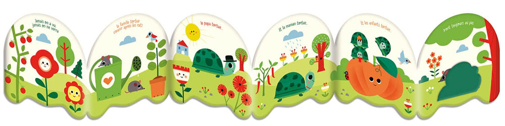 La famille tortue - livre tissu Livres La family shop