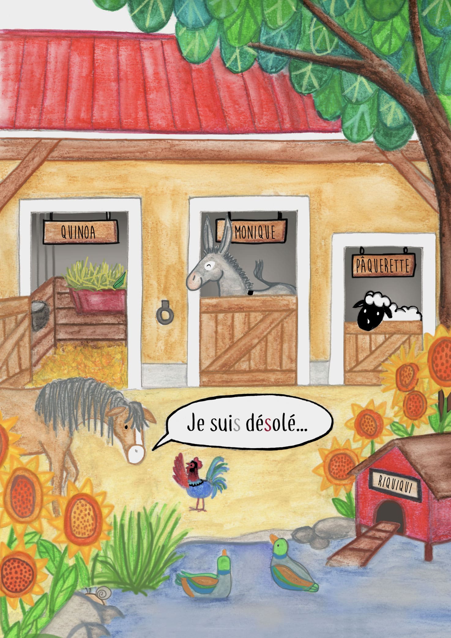 Petit Détective : Panique à la ferme - N2: 3P - Les QU Livres OLF