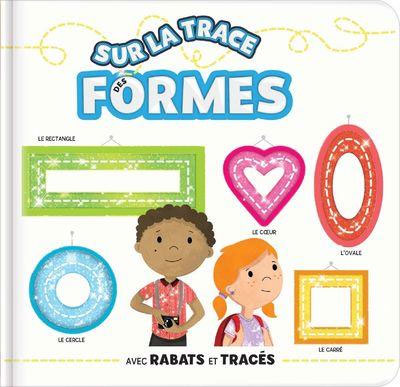 Sur la trace des formes - Livre éveil (18 mois) cartonné avec rabats Livres La family shop
