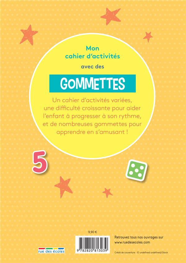 Mon cahier d'activités avec des gommettes - Maths - Apprendre en s'amusant Cahiers de jeux La family shop