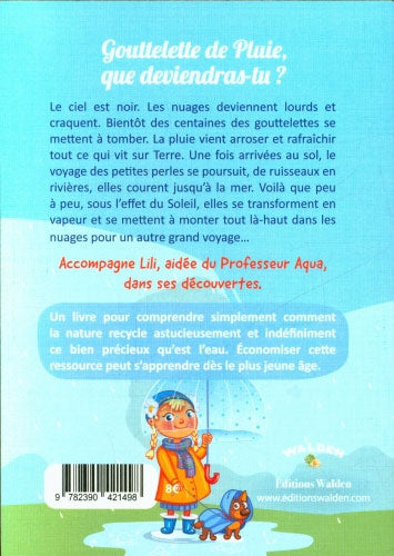 Gouttelette de pluie - Découvre la pluie et son cycle de vie ! Dès 6 ans Livres dilisco - OLF