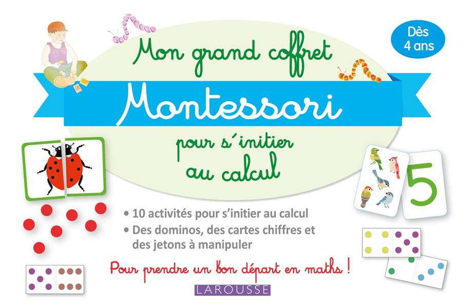 Mon grand coffret Montessori d'initiation au calcul - 4 ans Montessori & Steiner La family shop
