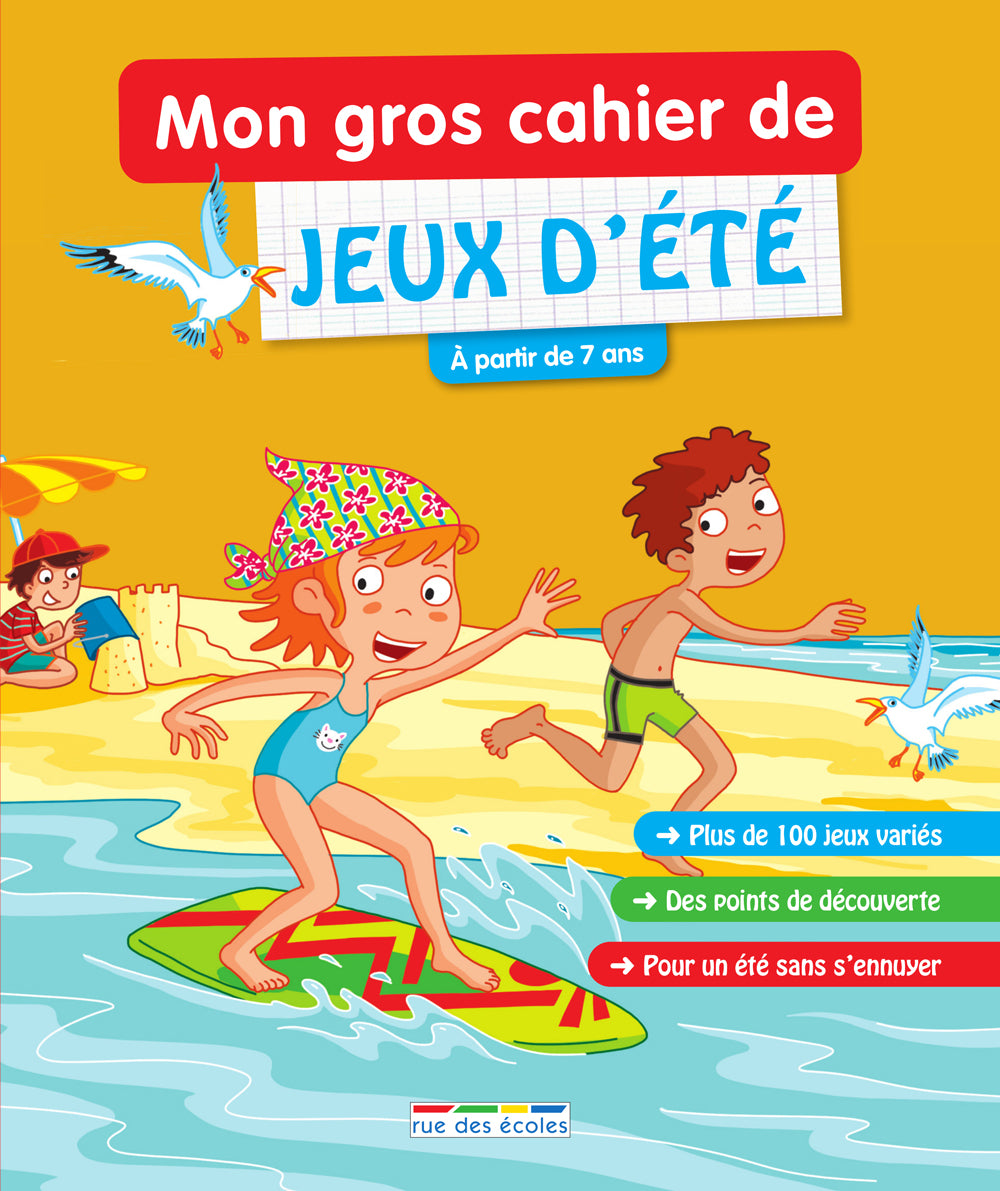 Mon gros cahier de jeux d'été Cahiers de jeux OLF