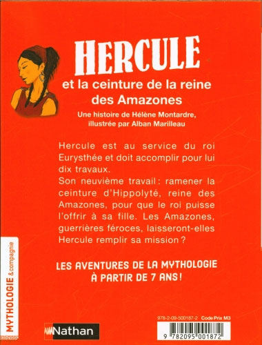 Hercule et la ceinture de la reine des amazones - Histoire de la mythologie - Dès 7 ans Livres La family shop