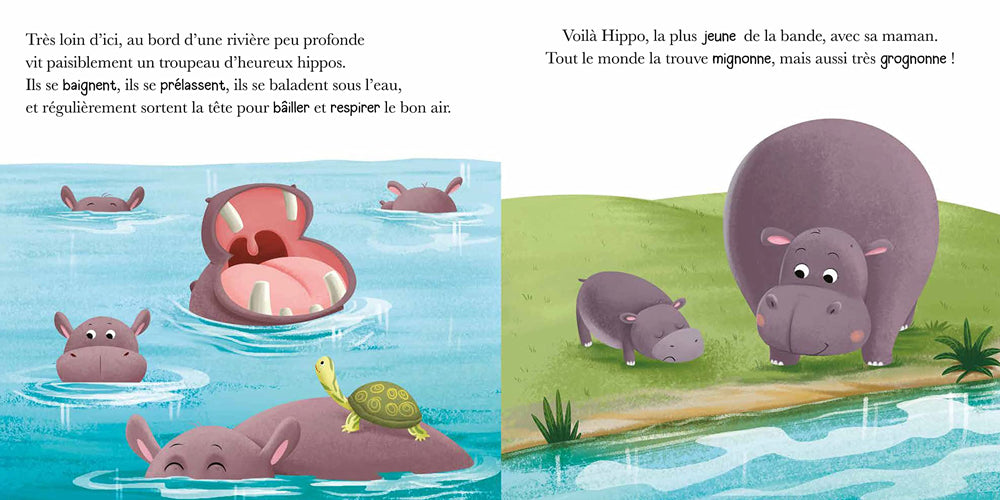 Hippo est en colère - album Livres La family shop